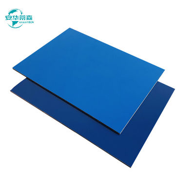 นาโนเคลือบ กันไฟ แผน ACP แผนผสมอลูมิเนียม สีแข็ง 1220mm 1250mm