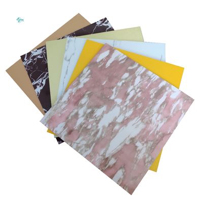 3 มิลลิเมตร 2 มิลลิเมตร มาร์บอร์เมอร์เมลล์เมล็ดสีขาว Acp Sheet Acp Mirror Sheet ISO14001