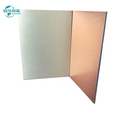 1220 มิลลิเมตร Brushed ACP Fire Retardant Composite Paneling ระดับไฟ B1