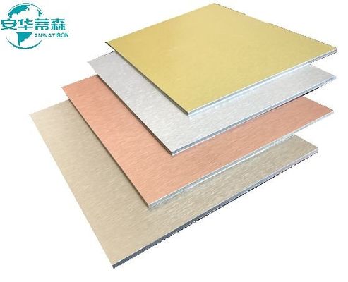 พานอลูมิเนียมประกอบกระชับแสงสูง 2440 มม แผ่นกระจก Acp 3 มม 4 มม